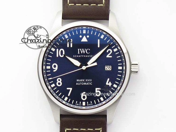 MIROTIME 0310 Mark XVIII Le Petit Prince IW327004 SS Mk Maker Best Edition Blue Dial On Brown Leather Strap A TimelessDesign 7296